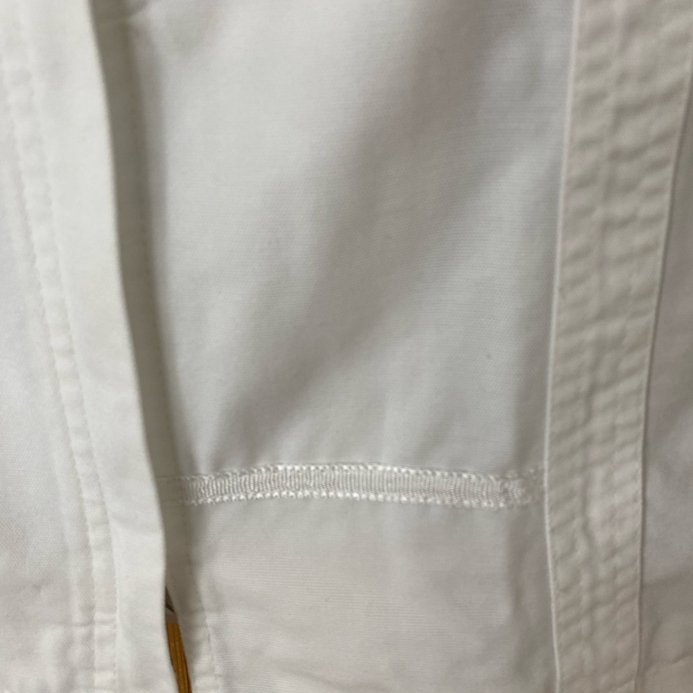 Brunello Cucinelli White Women's Jacket with Gray Hood S - Picture 3 of 11